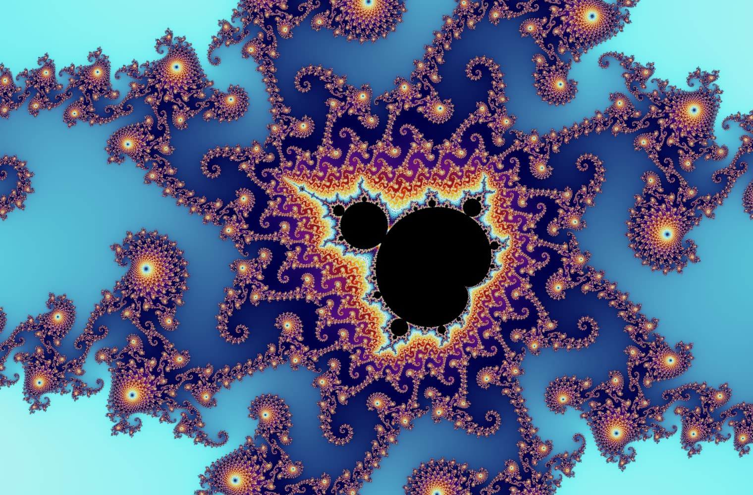 Scaled Mandelbrot set