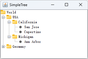 具有Windows观感的树